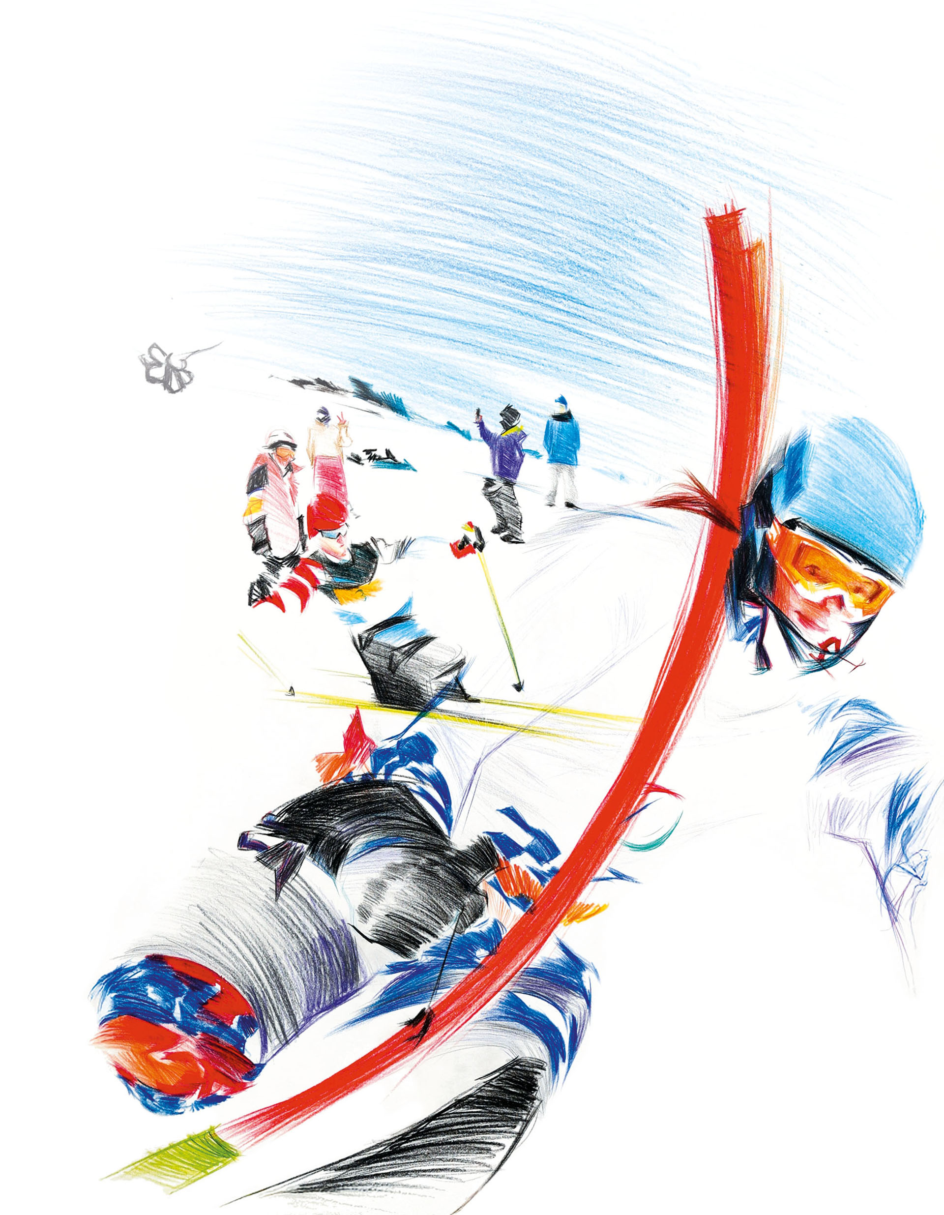 Immagine di copertina del numero "Sport è cultura" della rivista "La vita in movimento"