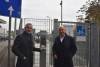 Sindaco Cislago Stefano Calegari e presidente FERROVIENORD Fulvio Caradonna